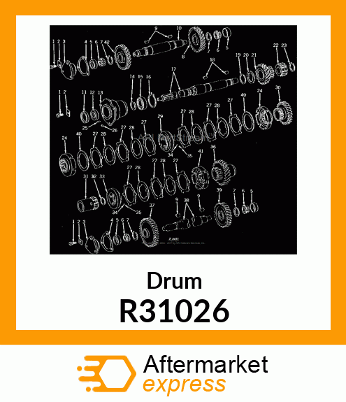 DRUM,LOW amp; HIGH RANGE SYNCHRONIZER R31026