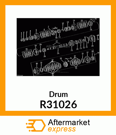 DRUM,LOW amp; HIGH RANGE SYNCHRONIZER R31026