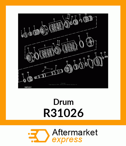 DRUM,LOW amp; HIGH RANGE SYNCHRONIZER R31026