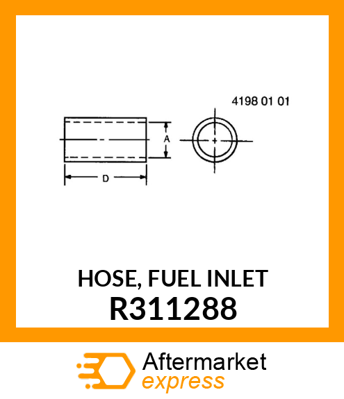 HOSE, FUEL INLET R311288