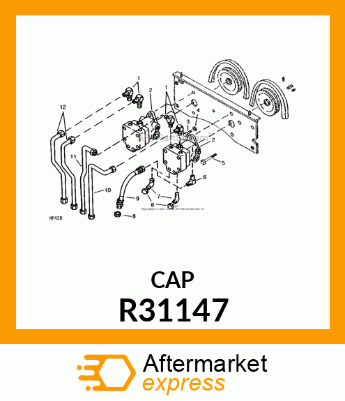 CAP,37 DEGREE FLARE R31147