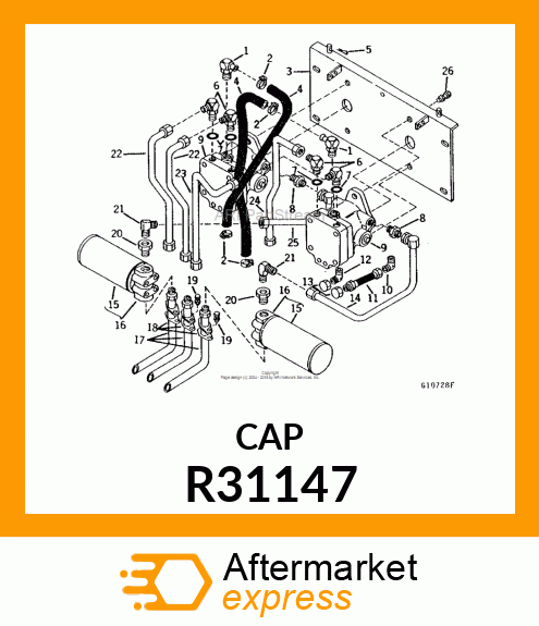 CAP,37 DEGREE FLARE R31147