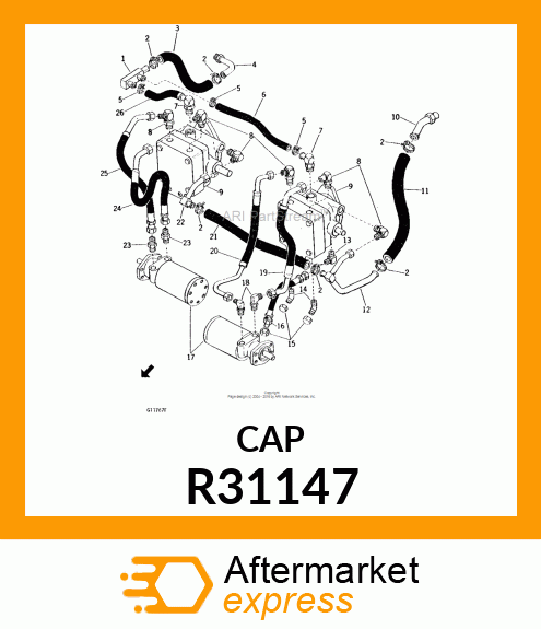 CAP,37 DEGREE FLARE R31147