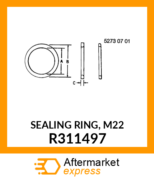 SEALING RING, M22 R311497