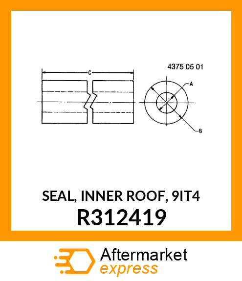 SEAL, INNER ROOF, 9IT4 R312419