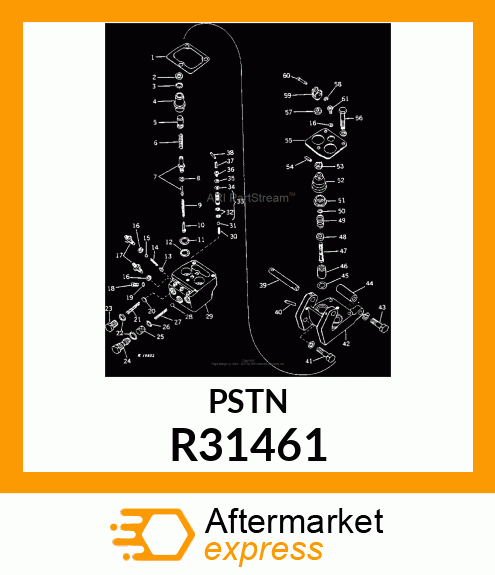 PISTON, MANUAL BRAKE R31461