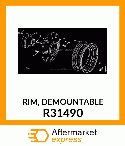 RIM, DEMOUNTABLE R31490