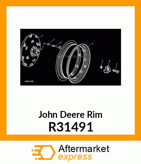 RIM, DEMOUNTABLE R31491