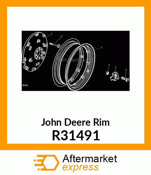 RIM, DEMOUNTABLE R31491