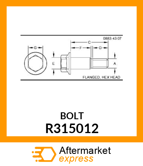 SCREW, SPECIAL, PIVOT R315012