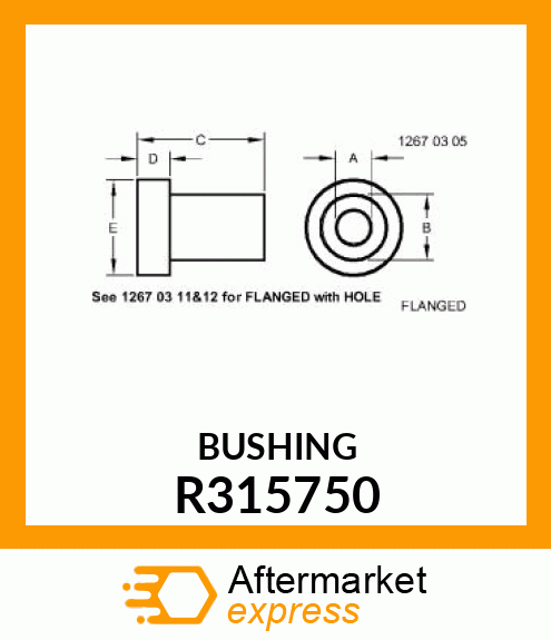 SLEEVE, LUBE CUT R315750