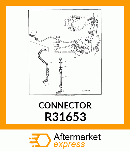 CONNECTOR,BULKHEAD UNION R31653