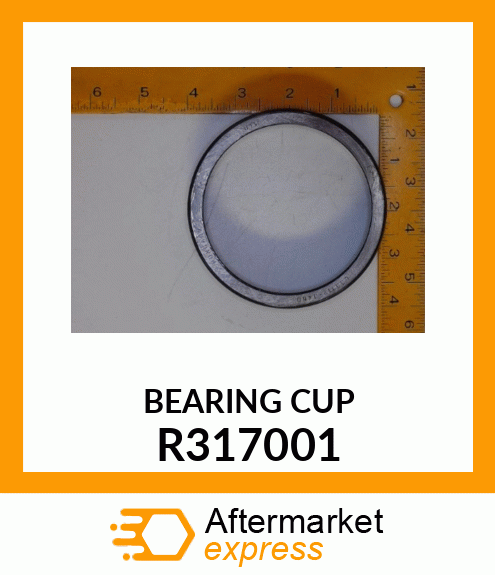 BEARING CUP, 33112, THIN DENSE CHRO R317001