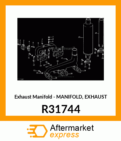 Manifold Exhaust R31744