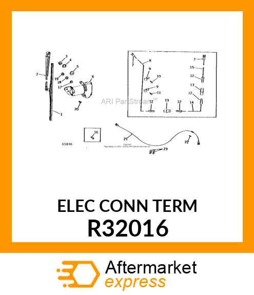 ELEC. CONNECTOR TERMINAL, PRIMARY,N R32016