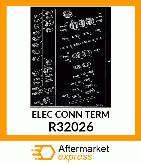 ELEC. CONNECTOR TERMINAL, MALE BULL R32026