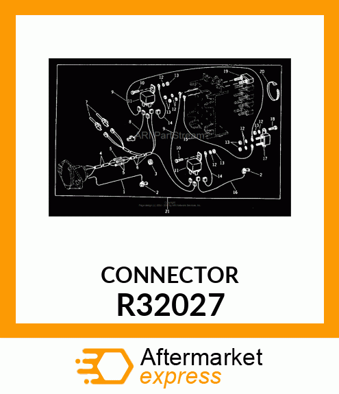 ELEC. CONNECTOR TERMINAL, SPLICE,14 R32027