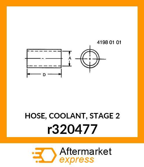 HOSE, COOLANT, STAGE 2 r320477