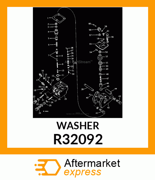 WASHER,TREATED PAPER R32092