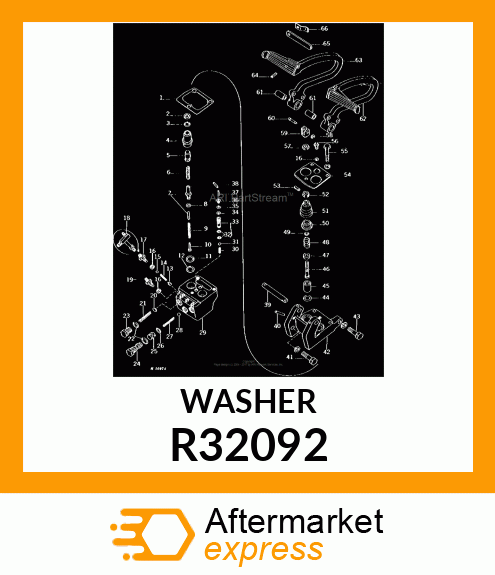 WASHER,TREATED PAPER R32092