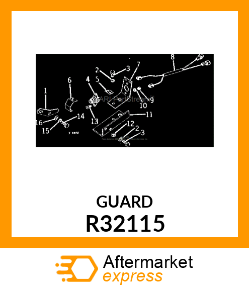 GUARD,NEUTRAL START SWITCH R32115