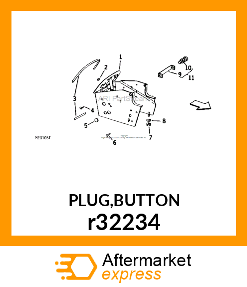 PLUG,BUTTON r32234