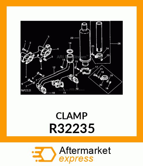 CLAMP,HALF R32235