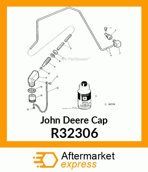 CAP,STARTING FLUID ADAPTER R32306