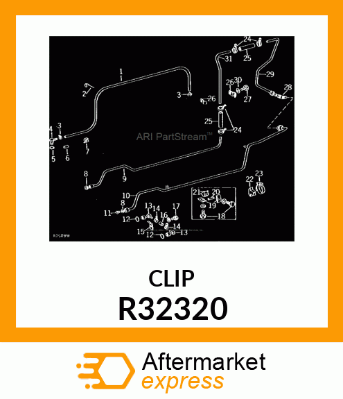 CLIP,WIRING R32320