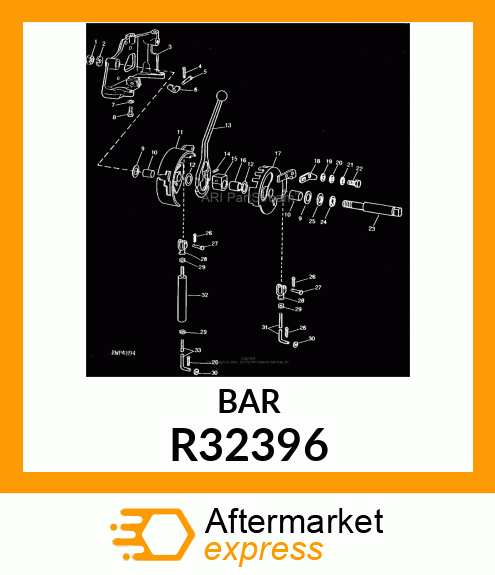 ROD,SPEED CHANGE SHIFTER R32396