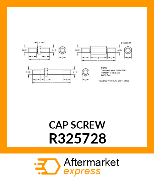 CAP SCREW R325728