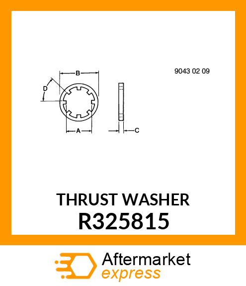 THRUST WASHER R325815