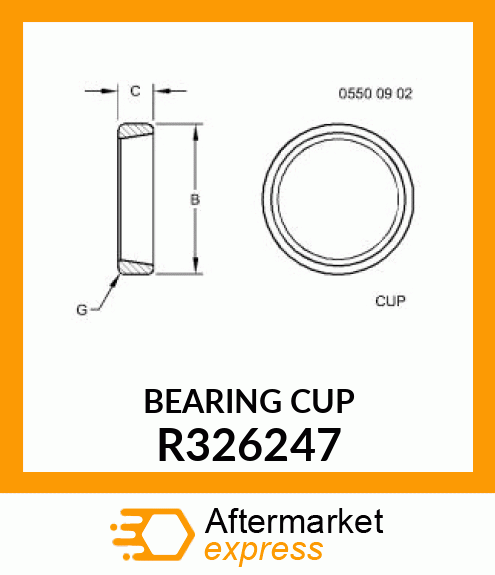 BEARING CUP R326247