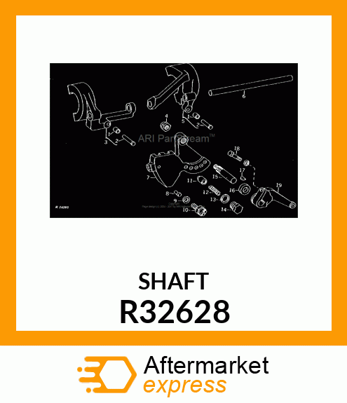 SHAFT,SHIFTER CAM R32628