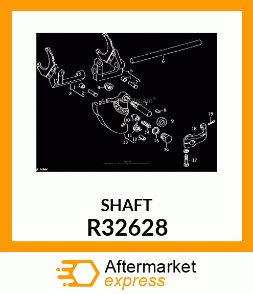 SHAFT,SHIFTER CAM R32628