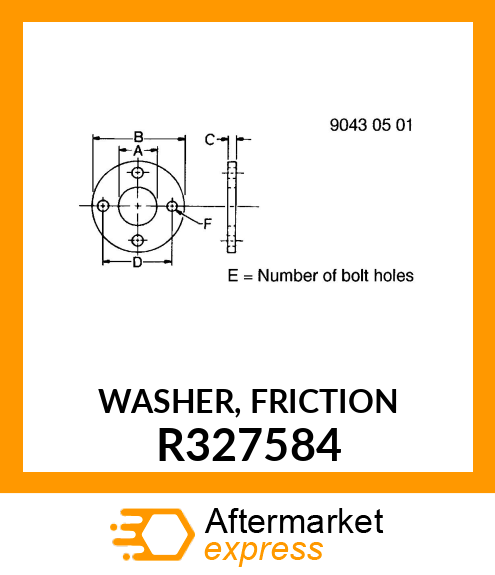 WASHER, FRICTION R327584