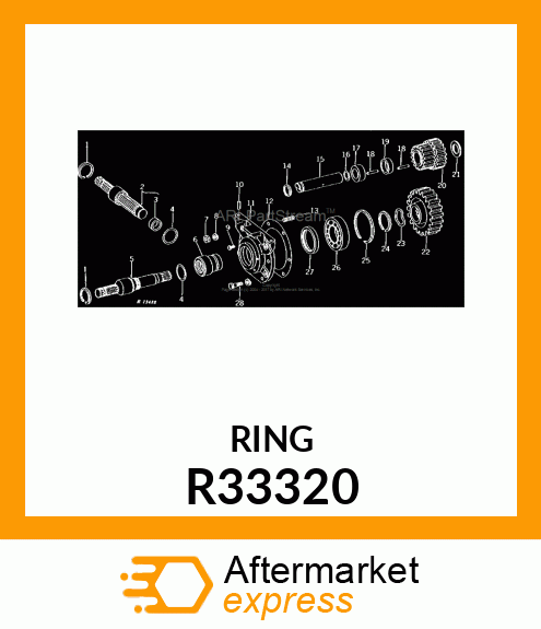 RING,SNAP R33320