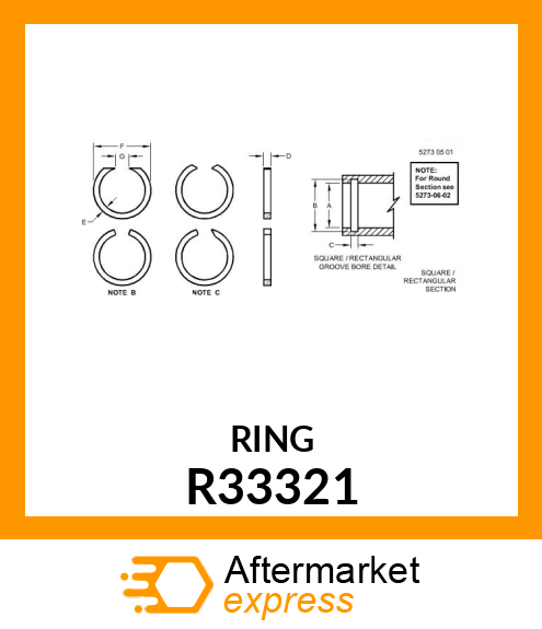 RING,SNAP R33321