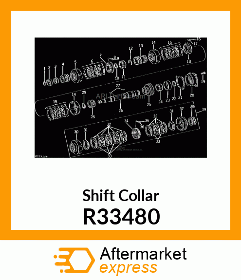 COLLAR,REVERSE RANGE SYN DRIVE R33480