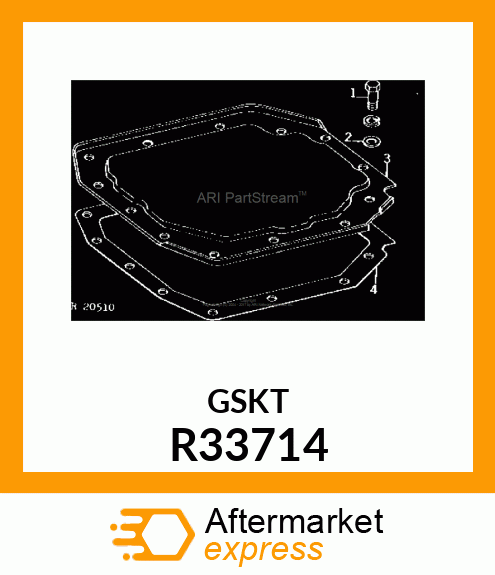 GASKET,TRANS CASE COVER R33714