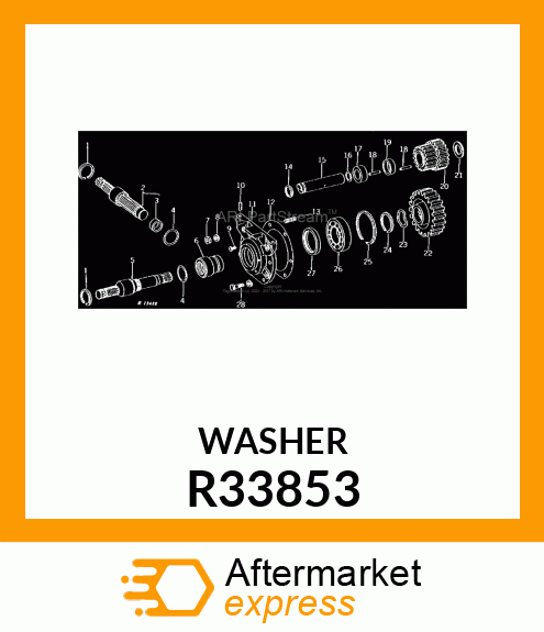 WASHER,THRUST R33853