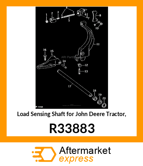 PIN, SHAFT,LOAD CONTROL R33883