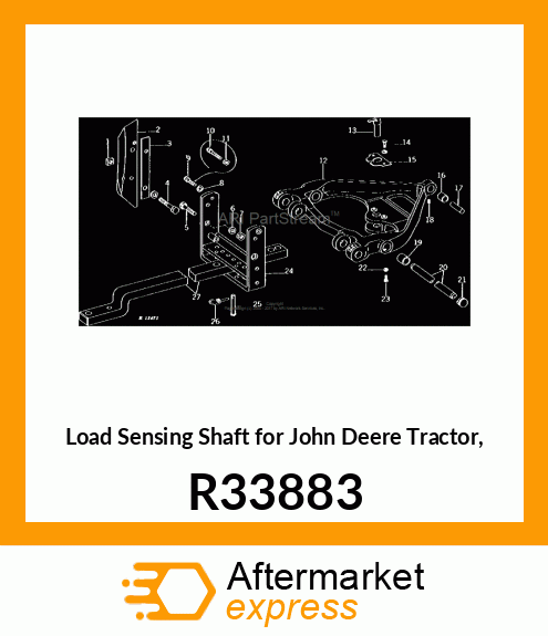 PIN, SHAFT,LOAD CONTROL R33883