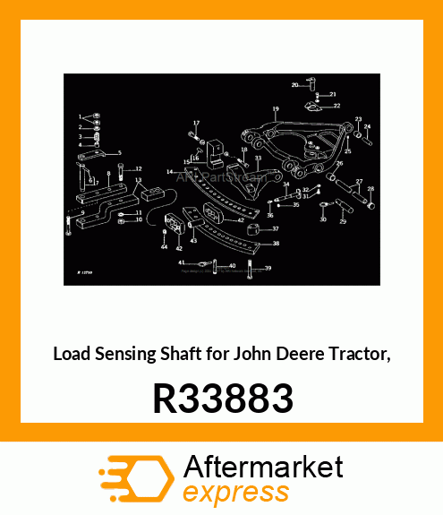 PIN, SHAFT,LOAD CONTROL R33883