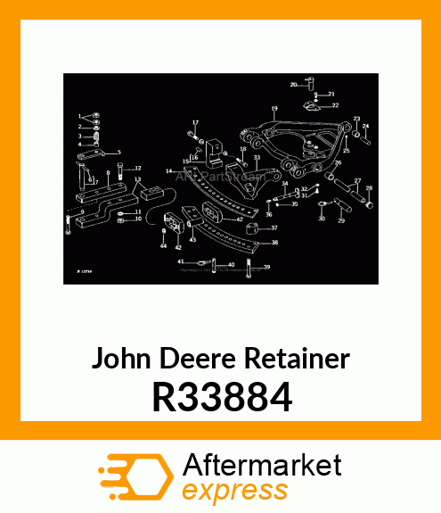 RETAINER, LOAD CONTROL SHAFT R33884