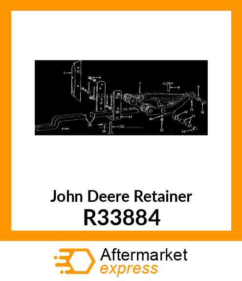 RETAINER, LOAD CONTROL SHAFT R33884