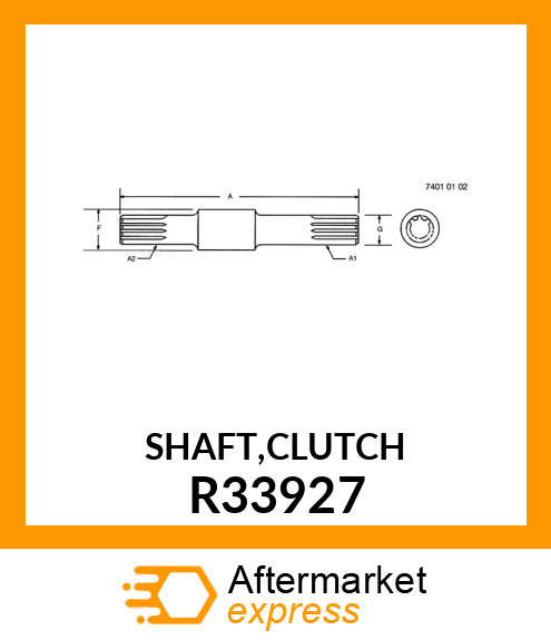 SHAFT,CLUTCH R33927