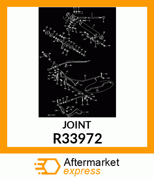 TIE ROD, JOINT,DOUBLE BALL R33972