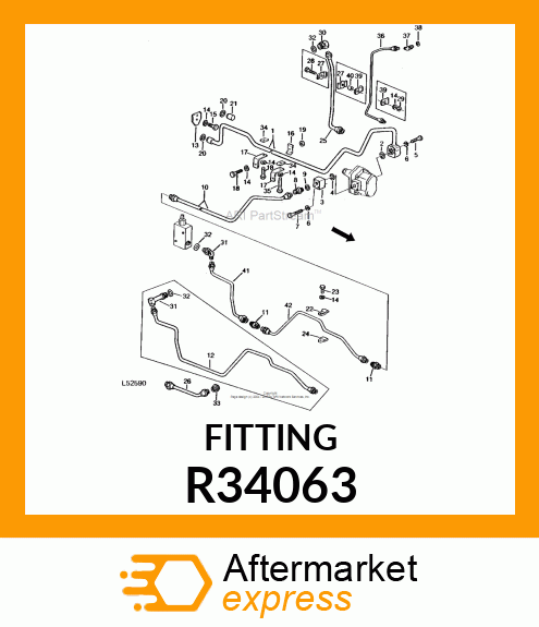 CONNECTOR,UNION R34063