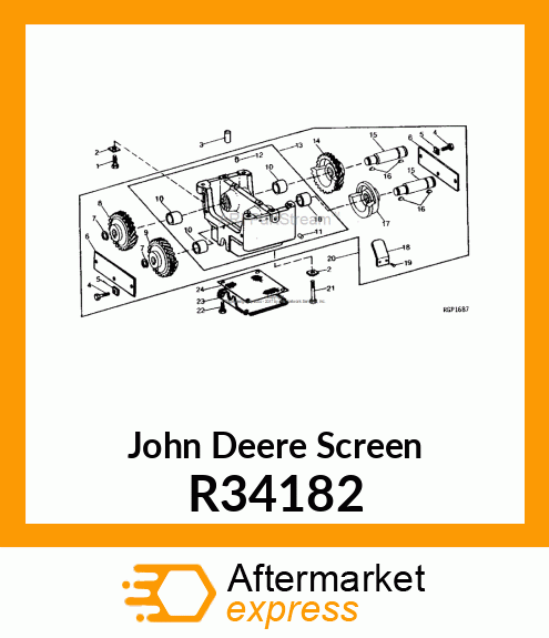 SCREEN, OIL PUMP INTAKE R34182